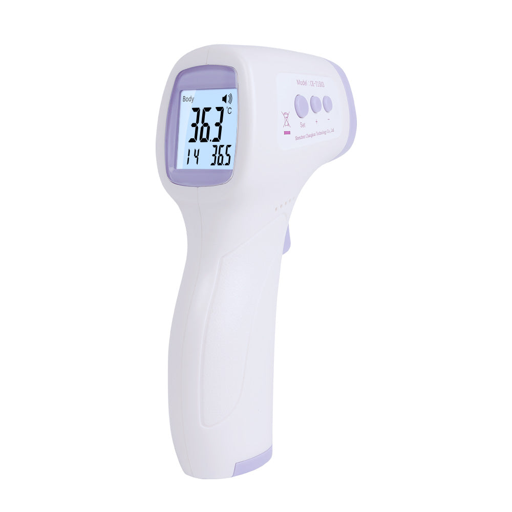 No contact infrared thermometer