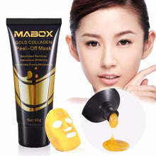 Load image into Gallery viewer, 24K Gold Collagen Peel-Off Mask for Anti-Aging, Whitening, Lifting + Firming
